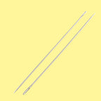Pärlnålar i järn platinafärgade 100 mm, 2-pack
