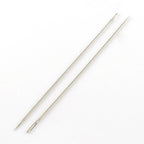 Pärlnålar i järn platinafärgade 100 mm, 2-pack