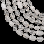 Bergskristall Kvarts nuggets 7-11mm, 1 sträng (18cm)