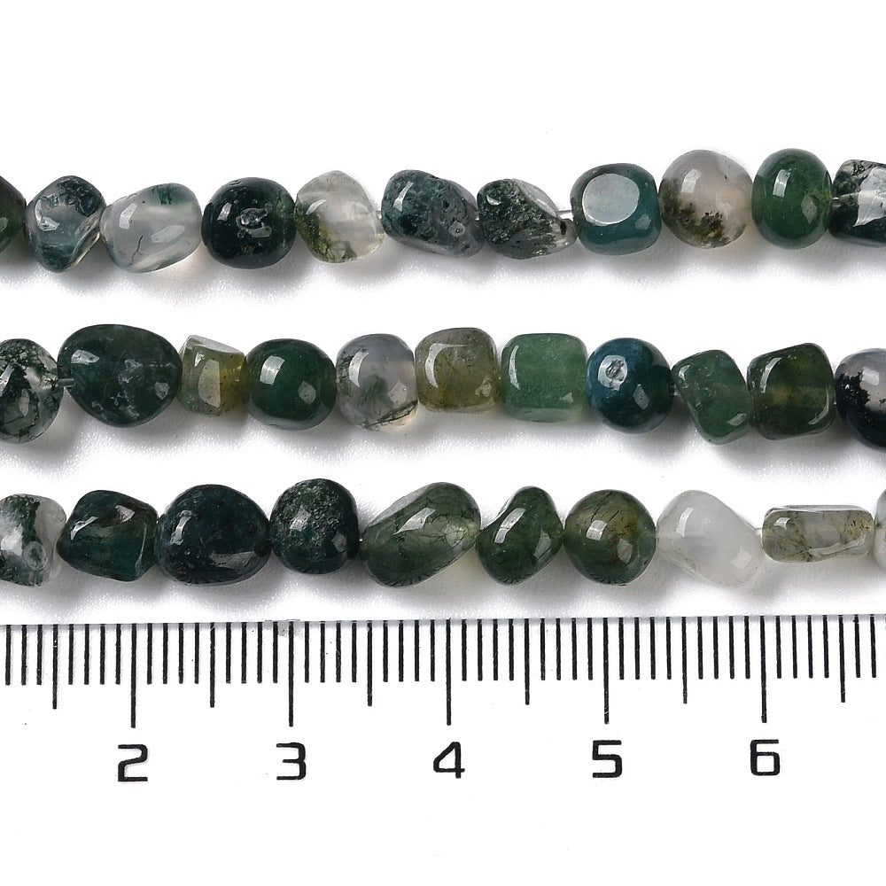 Mossagat pärlsträng nuggets 4-7mm, 1 sträng (38 cm)
