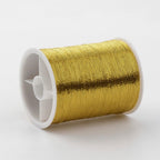 Smyckestråd broderitråd metallictråd guld 0,1 mm, 1 rulle (55 m)
