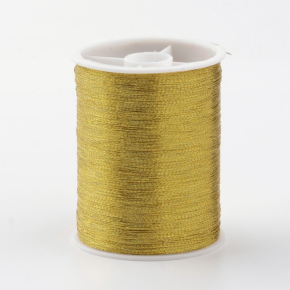 Smyckestråd broderitråd metallictråd guld 0,1 mm, 1 rulle (55 m)