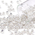 Seed Beads 4mm Silvermetallic, 30 gram (ca350st)