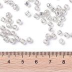 Seed Beads 4mm Silvermetallic, 30 gram (ca350st)