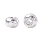 Seed Beads 4mm Silvermetallic, 30 gram (ca350st)