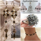 Seed Beads 4mm Silvermetallic, 30 gram (ca350st)
