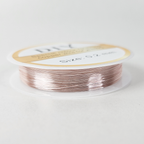 Koppartråd Tarnish-resistant 0,2 mm för wirewrapping Rosa, 1 rulle (18 m)
