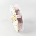 Koppartråd Tarnish-resistant 0,2 mm för wirewrapping Rosa, 1 rulle (18 m)