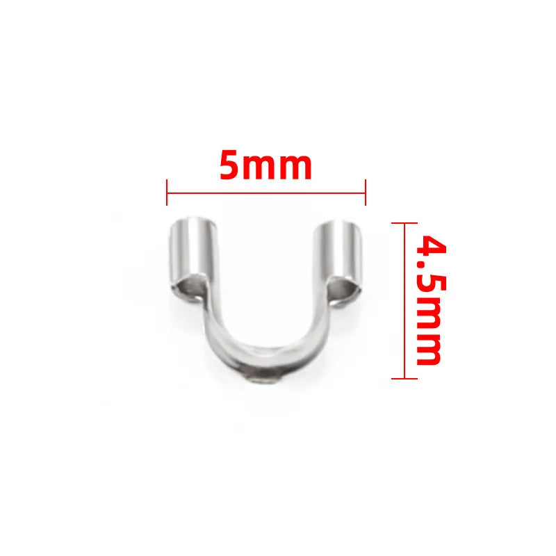 Wire Guardians tarnishresistent 5x4,5mm Trådskydd Rostfritt stål, 10-pack