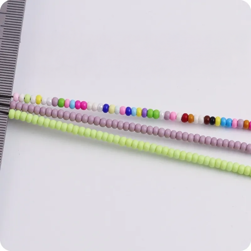 Seed Beads 3mm  Mixade färger ugnshärdade, 30 gram (ca 900st)