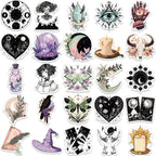 Klistermärken Stickers med vackra motiv tarot mystik tema, 1 set (50 st motiv)