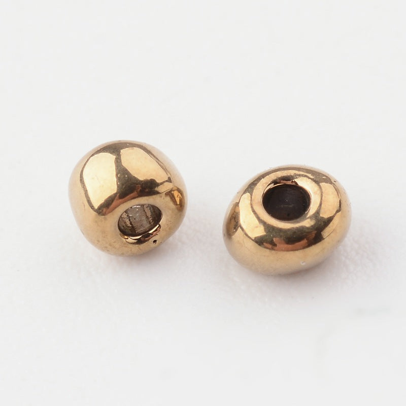 Seed Beads 3mm Guldig Metallic-finnish, 30 gram (ca 900 st)