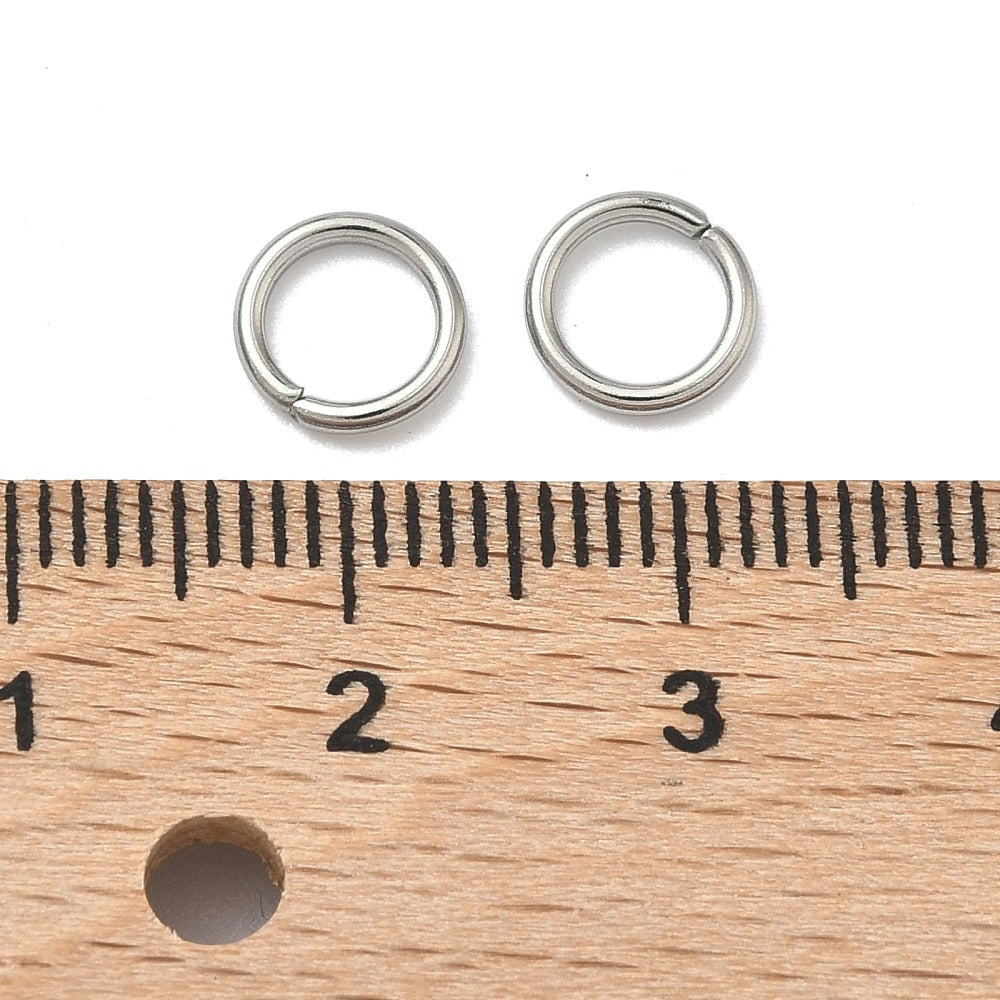 Öppna Bindringar 7x1mm 304 Rostfritt stål, 50-pack