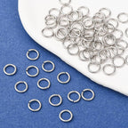 Öppna Bindringar 8x1,2mm 304 Rostfritt stål, 50-pack