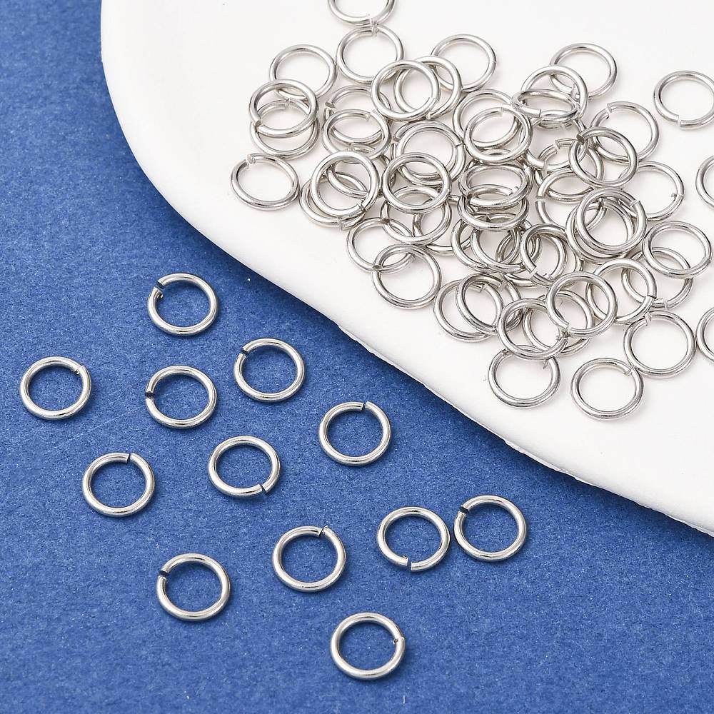 Öppna Bindringar 8x1,2mm 304 Rostfritt stål, 50-pack