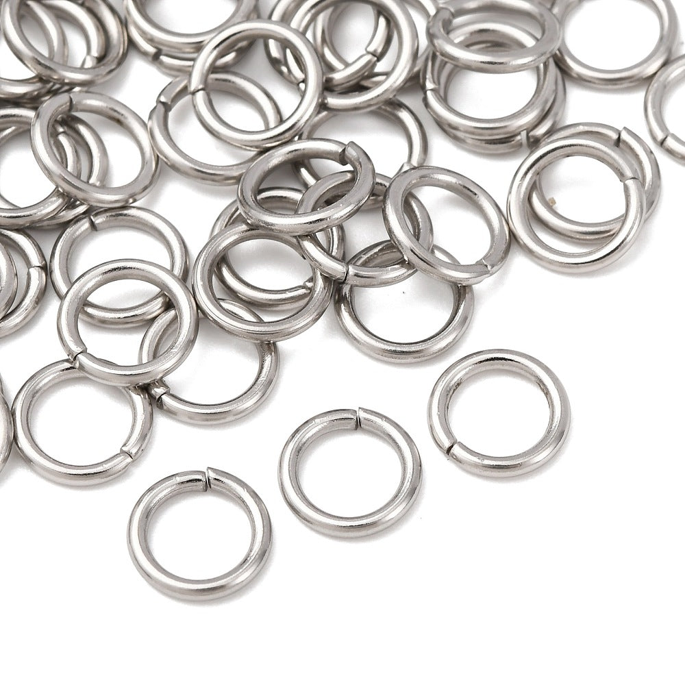 Öppna Bindringar 8x1,2mm 304 Rostfritt stål, 50-pack