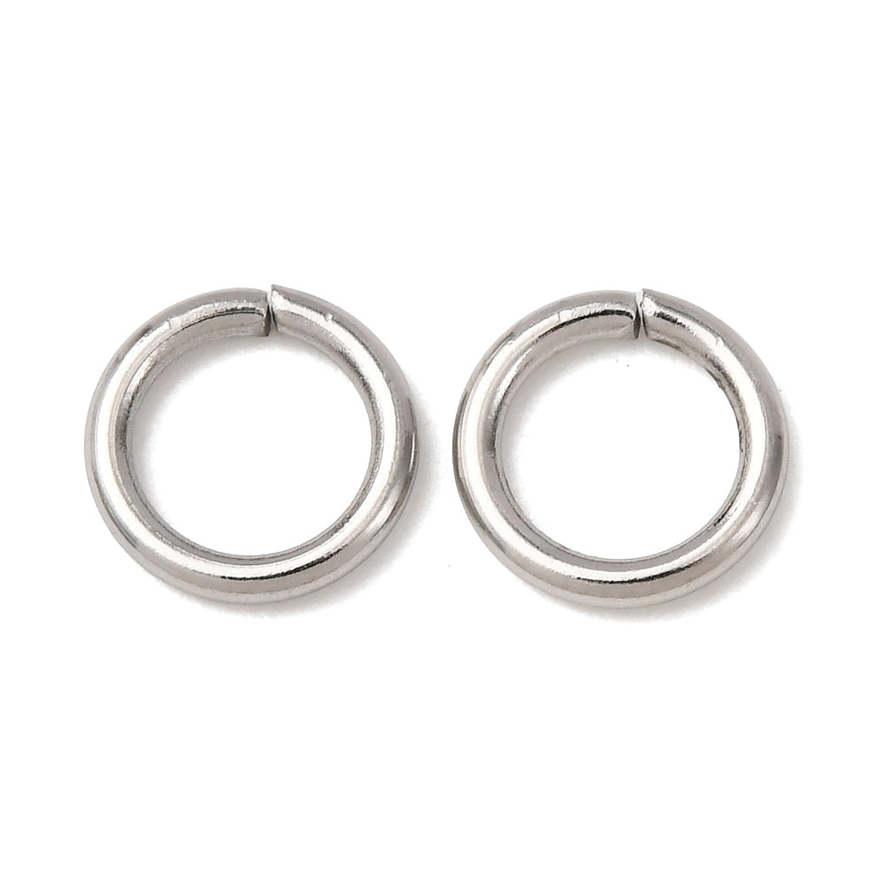 Öppna Bindringar 8x1,2mm 304 Rostfritt stål, 50-pack