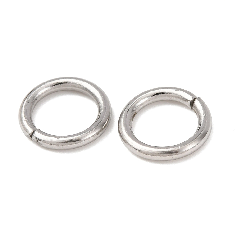 Öppna Bindringar 8x1,2mm 304 Rostfritt stål, 50-pack