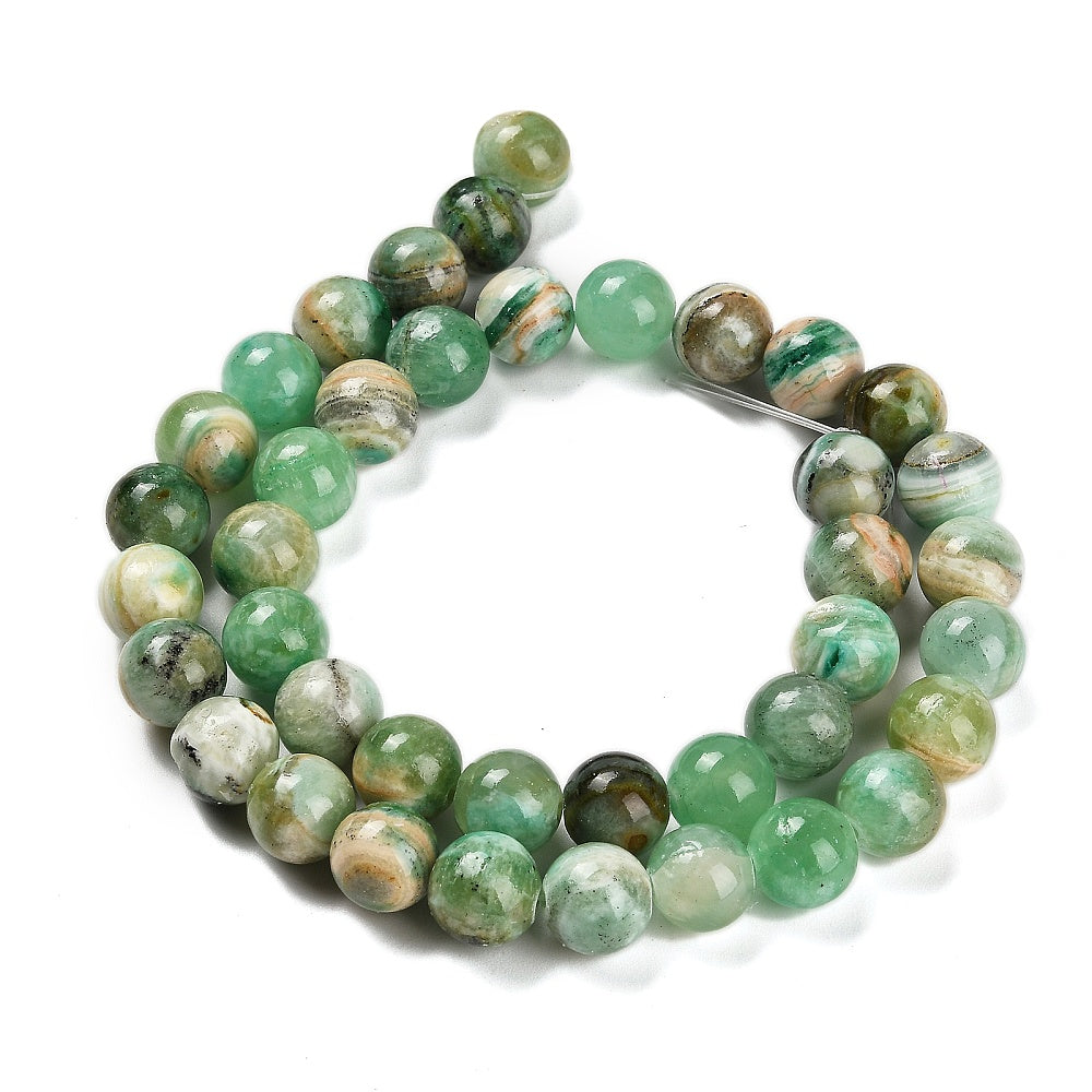 Green Line Jaspis 10 mm Naturliga Ädelstenar, 1 sträng (ca 38cm)
