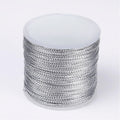 Smyckestråd broderitråd metallictråd silver 0,8 mm, 1 rulle (100 m)