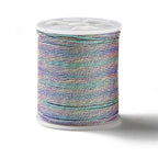 Smyckestråd broderitråd metallictråd rainbow 0,6 mm, 1 rulle (17 m)