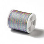 Smyckestråd broderitråd metallictråd rainbow 0,6 mm, 1 rulle (17 m)