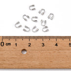 Wire Guardians 5x4mm Trådskydd Platinapläterade Nickelfria, 50-pack