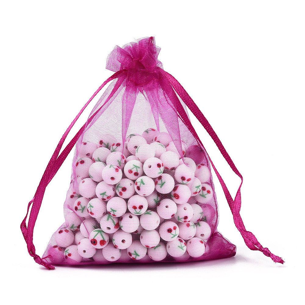 Organzapåsar 12x9cm Cerice, 10-pack