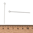 Öglepinnar 45x0,7mm i 304 Rostfritt Stål, 50-pack