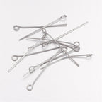 Öglepinnar 30x0,7mm i 304 Rostfritt Stål, 50-pack