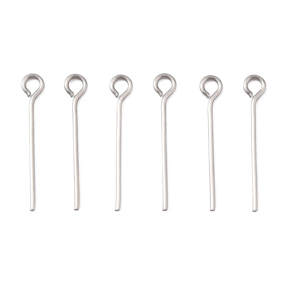 Öglepinnar 20x0,7mm i 304 Rostfritt Stål, 50-pack
