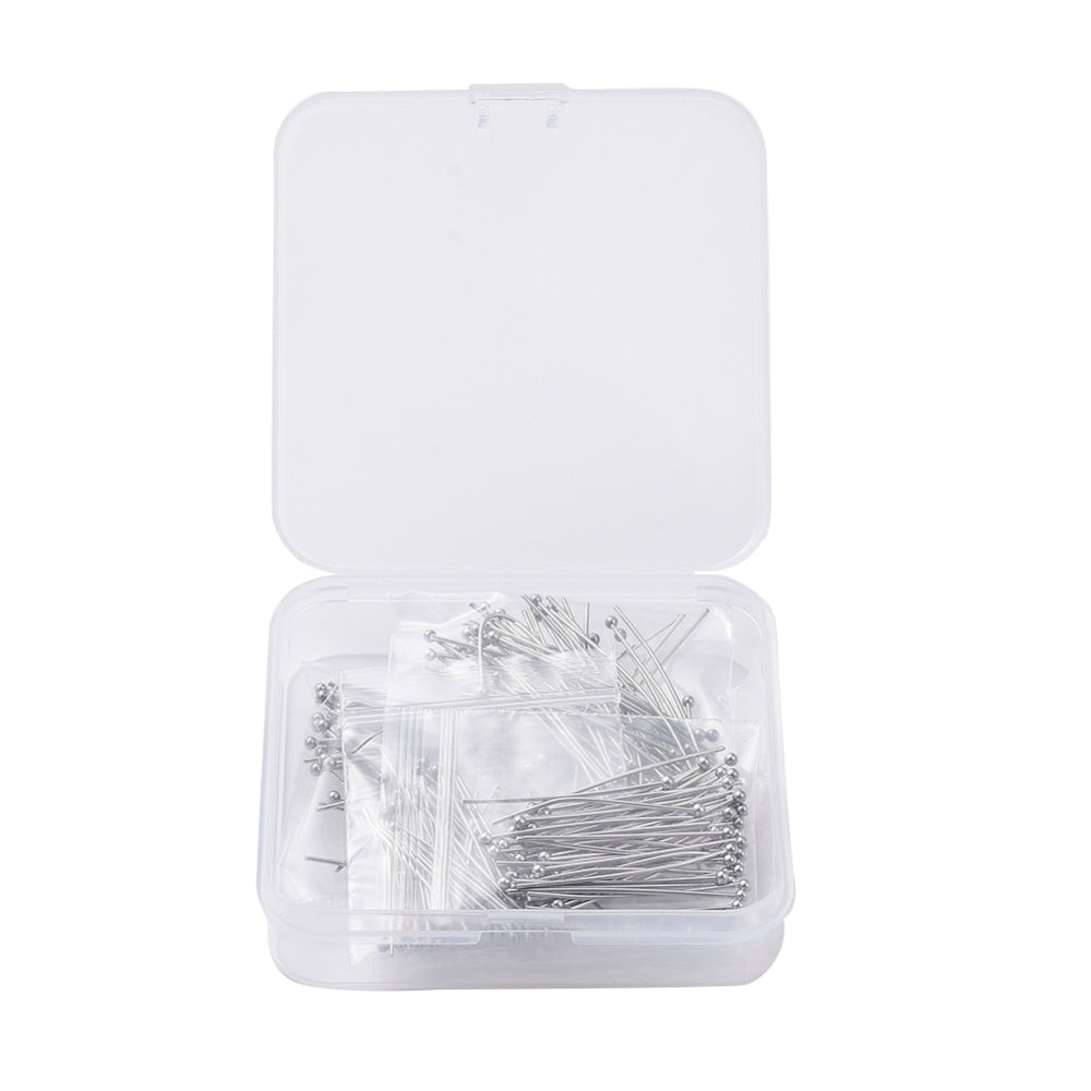 Kulpinnar mixade storlekar 25-50 mm i 304 Rostfritt Stål, 1 BOX (200 st)