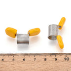Pärlstoppare i järn med silikonhandtag 34x12x17mm, 4-pack