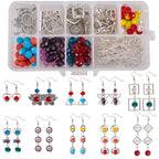 Smyckespaket Örhängestillverkning Antiksilver, 1 Box med 250 delar