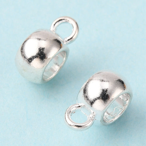 Berlockhållare Bails 8x5mm Silverpläterade, 6st