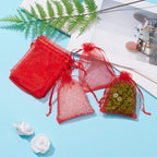 Organzapåsar 12x9cm Mixade färger, 10-pack