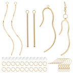 Smyckessats 18K Guldplätering Örhängen, 32 delar