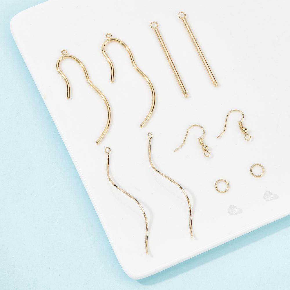 Smyckessats 18K Guldplätering Örhängen, 32 delar