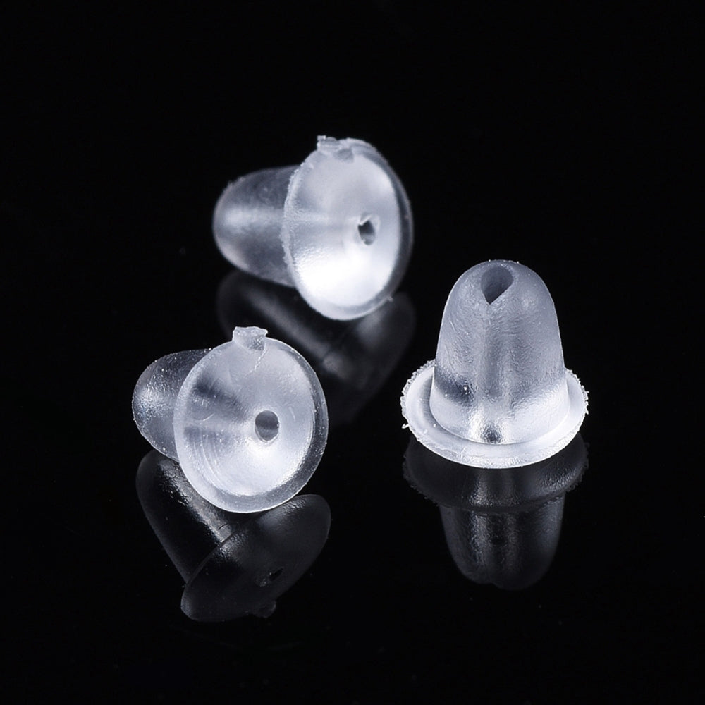 Bakstycken 4x4mm Vit Transparent Gummi