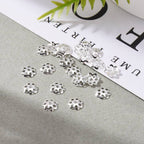 Pärlhattar 6mm Silverpläterade, 50-pack