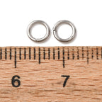 Öppna Bindringar 5x0,8mm 304 Rostfritt stål, 20-pack