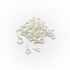 Skruvöglor i Järn 3 storlekar 8mm, 10mm, 13mm Silver, 30-pack