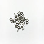 Skruvöglor i Järn 3 storlekar 8mm, 10mm, 13mm Gunmetal, 30-pack