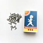 Skruvöglor i Järn 3 storlekar 8mm, 10mm, 13mm Gunmetal, 30-pack