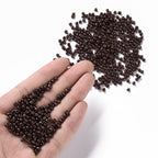 Seed beads 3mm Kokosnötsbrun, 30 gram (ca 900-1000st)