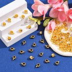 Berlockhållare Bails 8mm (5mm Innerdiameter) Antikguld Nickelfria, 6st