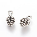 Kotte 13x7x5,5mm Antiksilver Berlocker, 2st