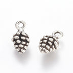 Kotte 13x7x5,5mm Antiksilver Berlocker, 2st
