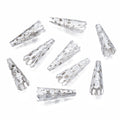 Koner Pärlhattar 22x9mm Silverpläterade, 10-pack