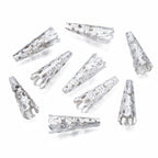 Koner Pärlhattar 22x9mm Silverpläterade, 10-pack
